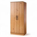 Kast van MDF met houtlook 180 x 80 x 50cm voor opbergruimte in slaapkamer